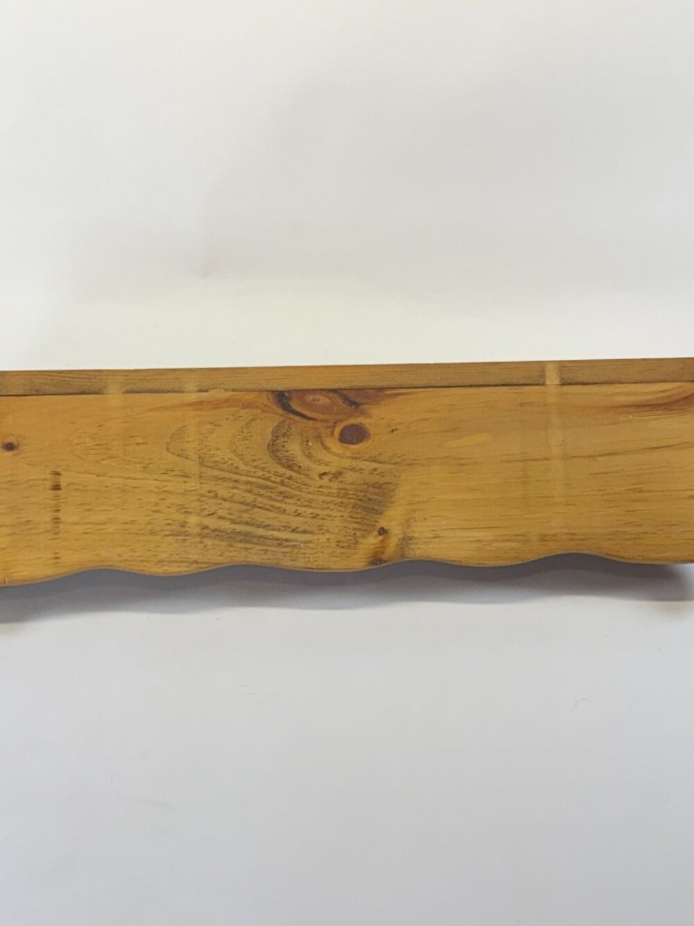 Wooden Shelf Wall Mounted With 3 Peg Hooks Decor Rustic Coat Hook - Picture 6 of 9